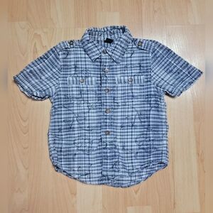 BUNDLE & SAVE Baby Gap plaid/floral/skull print shirt